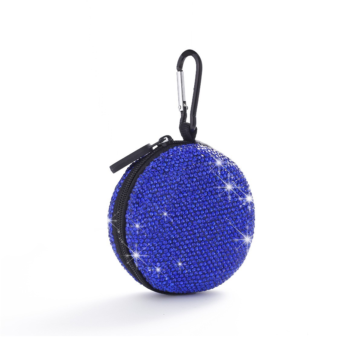 Elegant Rhinestone-studded Earphone Organizer