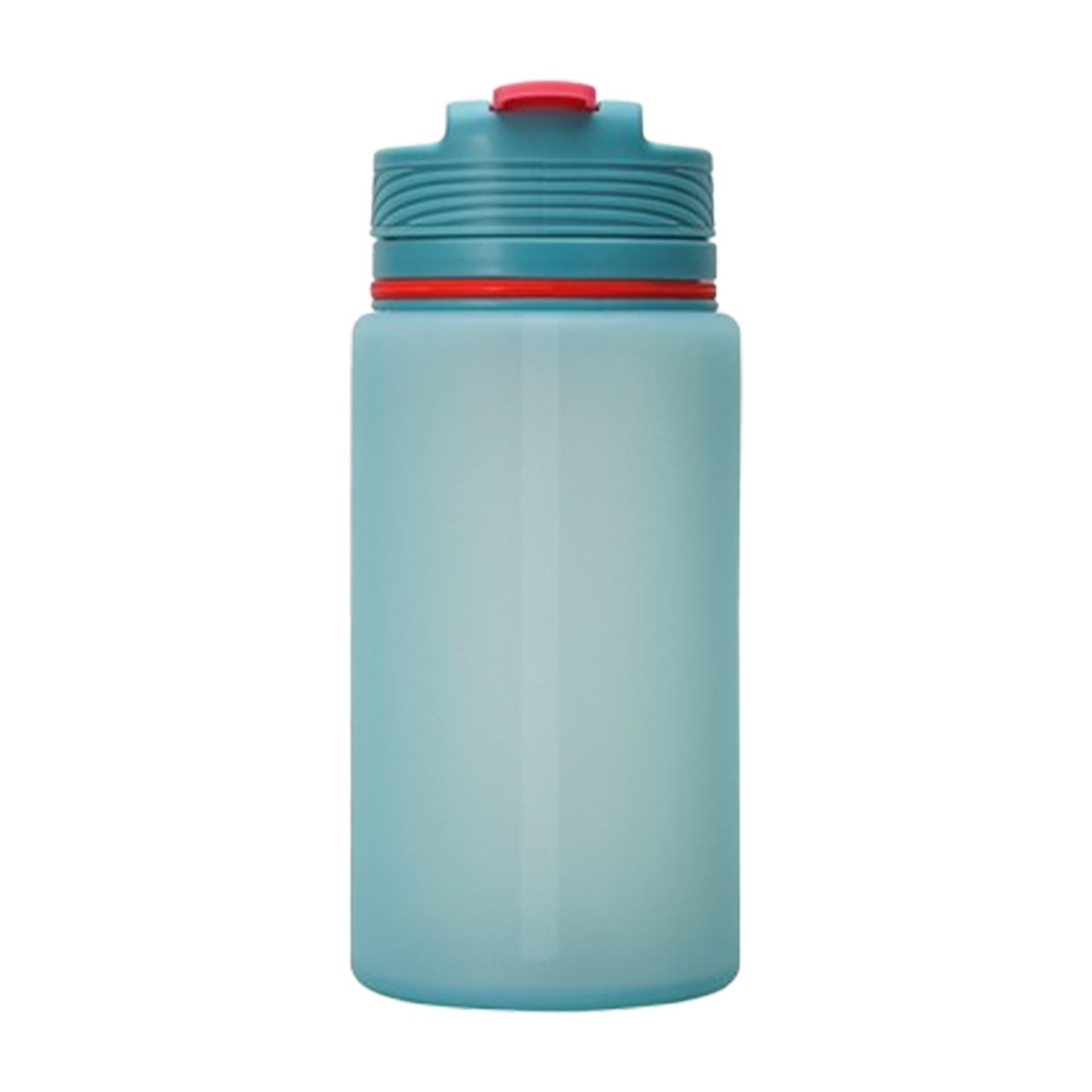 24oz Collapsible Silicone Travel Water Bottle with Leak-Proof Folding Straw Lid