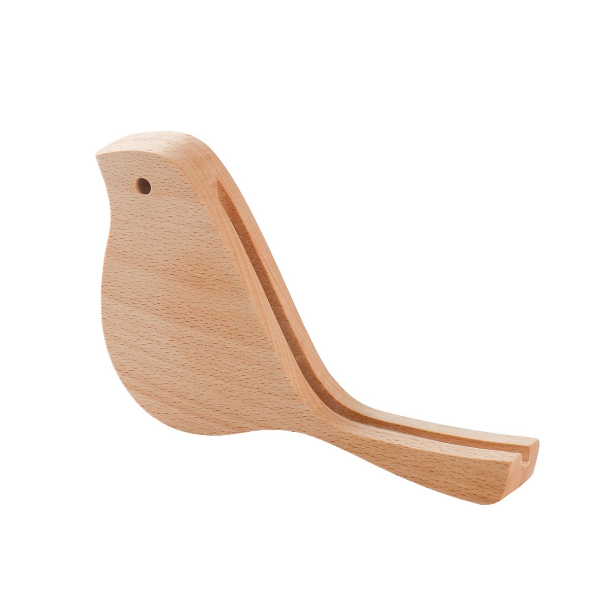 Wooden Bird Shape Desk Card Holder