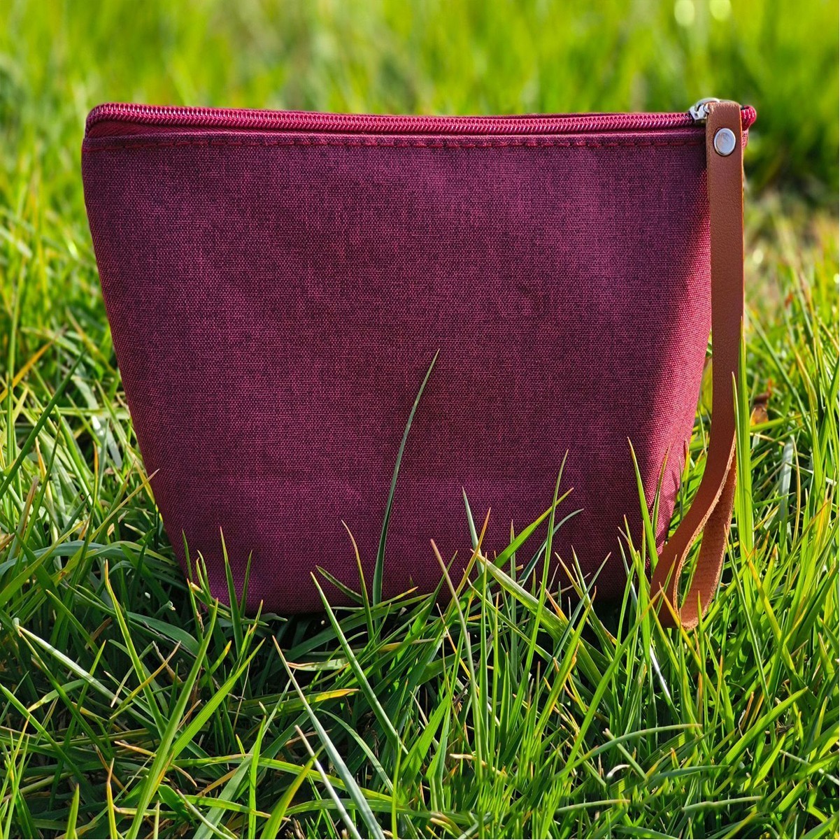 Oxford Zip-Top Cosmetic Bag