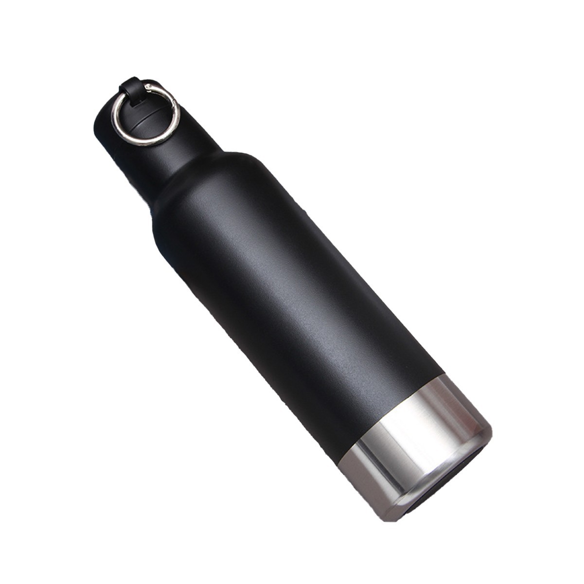 17oz Stainless Steel Double-Layer Vacuum Bottle with Carry Handle