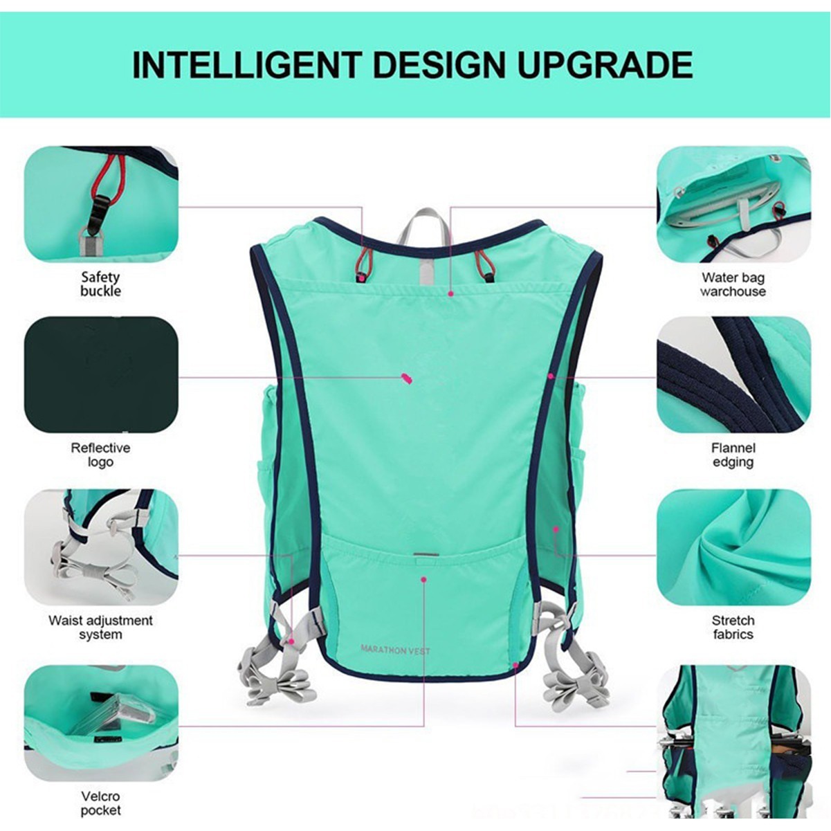 Lightweight Sport Backpack with Hydration Bag