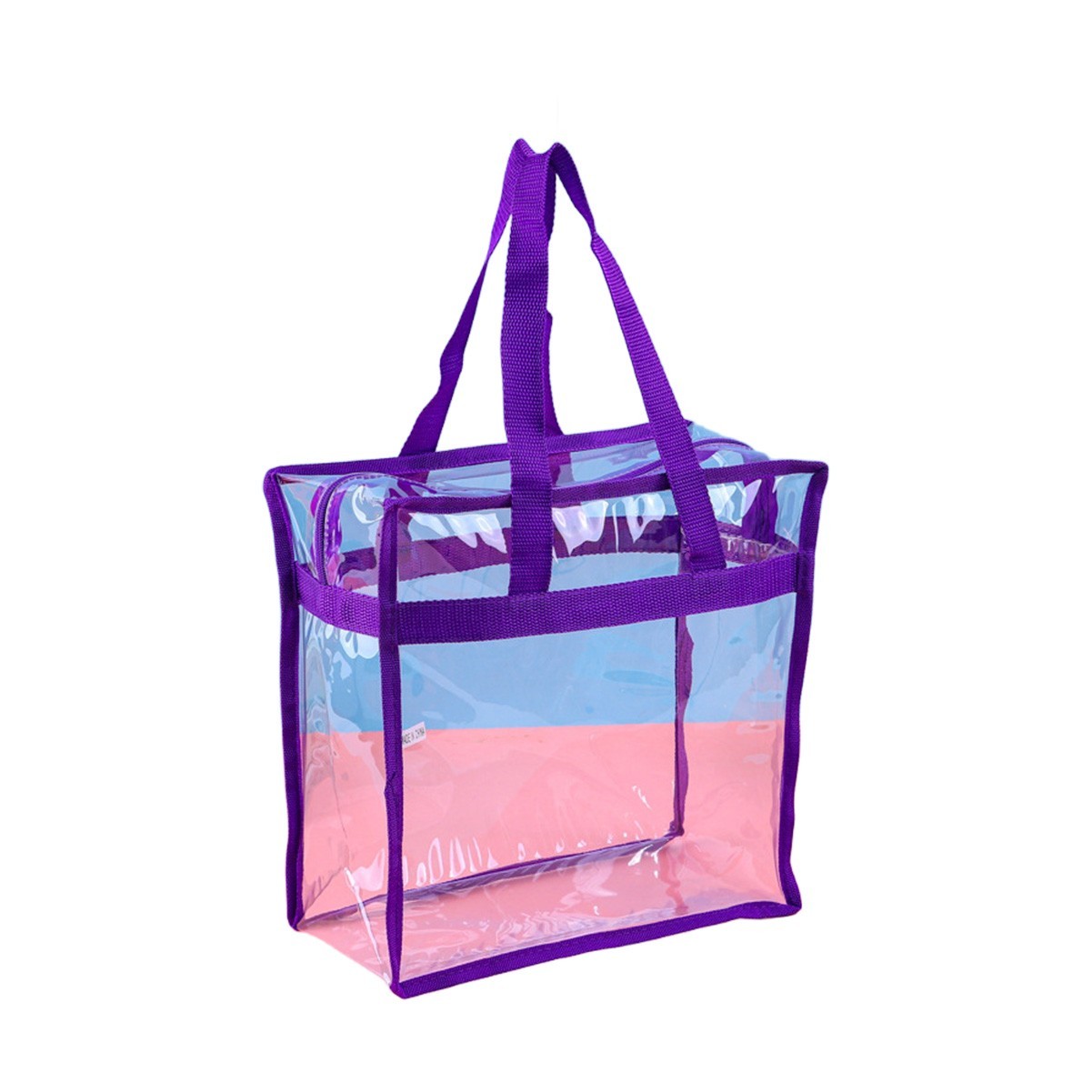 Clear PVC Stadium Tote Bag