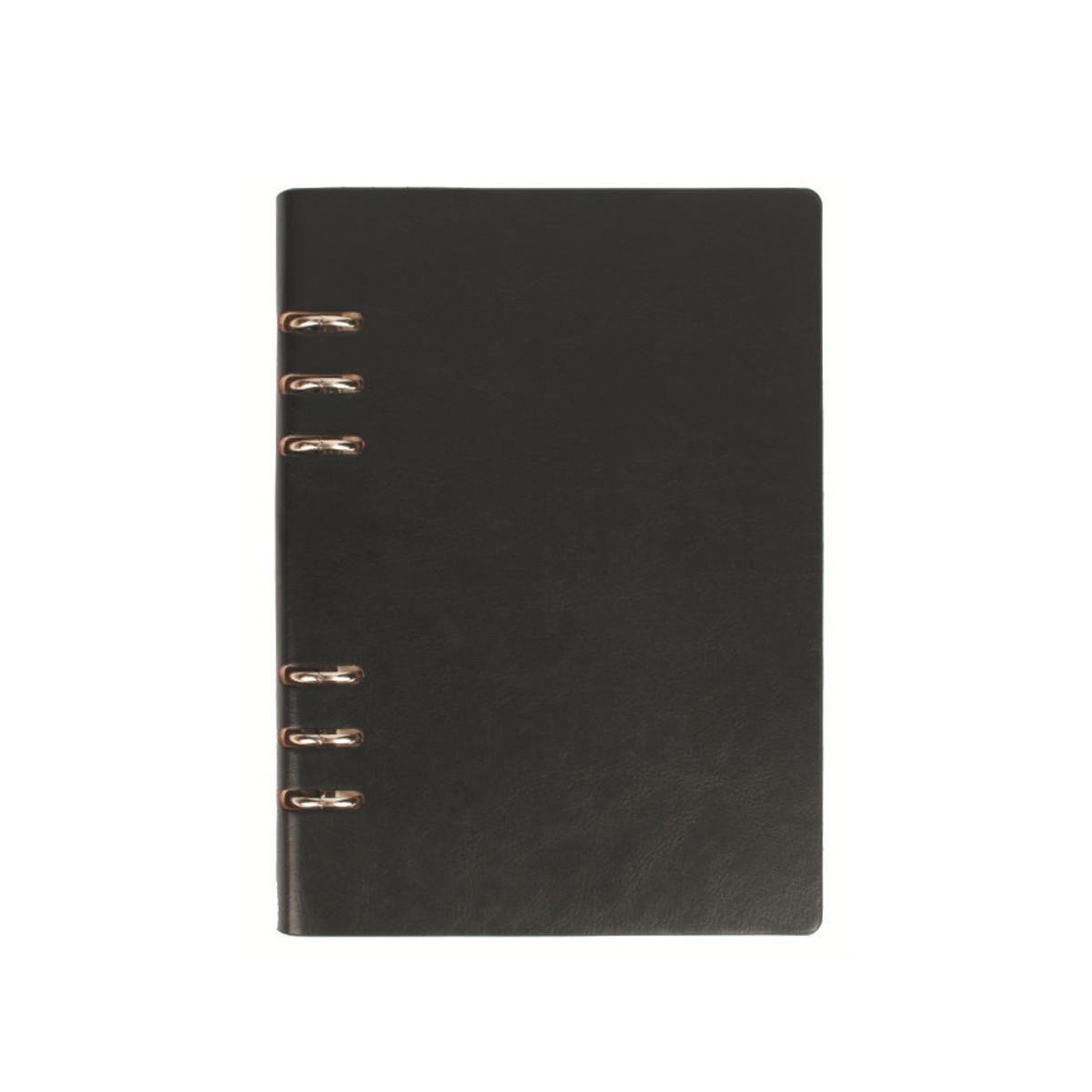 PU Leather Metal Binder A5 Notebook