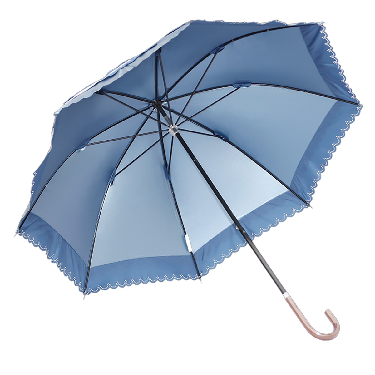 Inverted C-Handle Double Umbrella with Coating