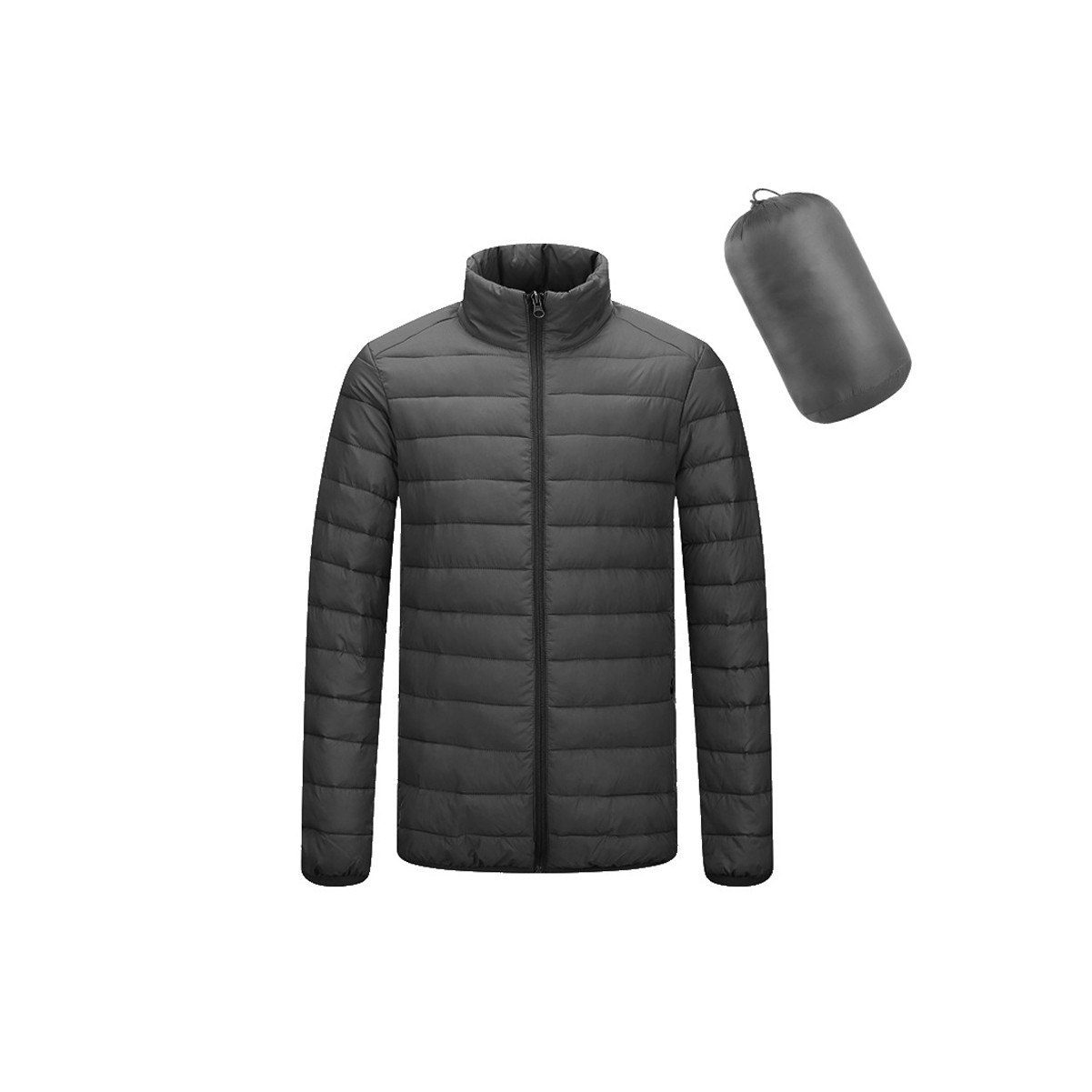 Folding Puffer Jacket with Storage Bag