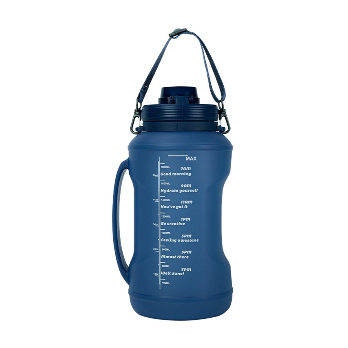 67.6 oz Travel-Friendly Silicone Water Bottle