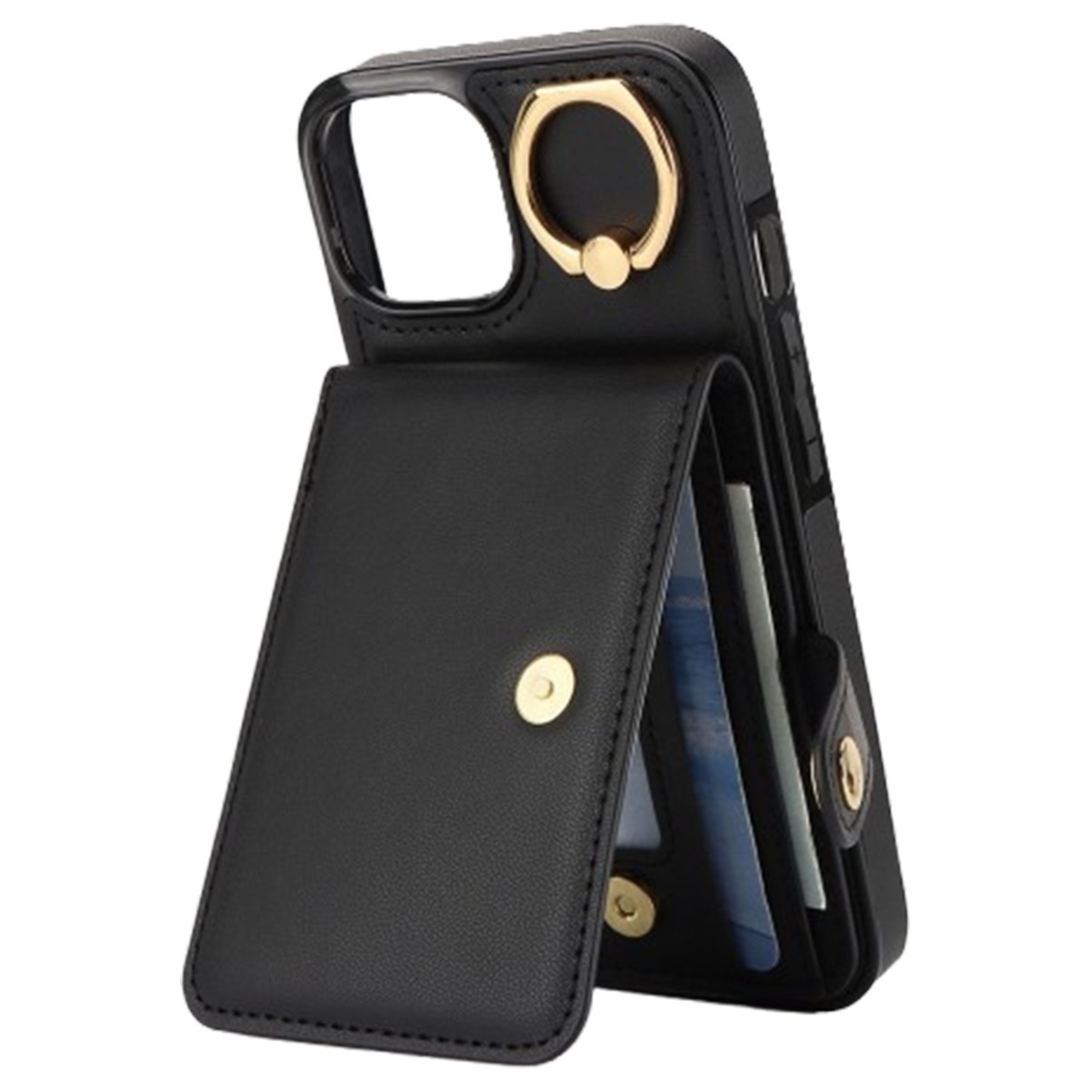 Leather Phone Card Holder