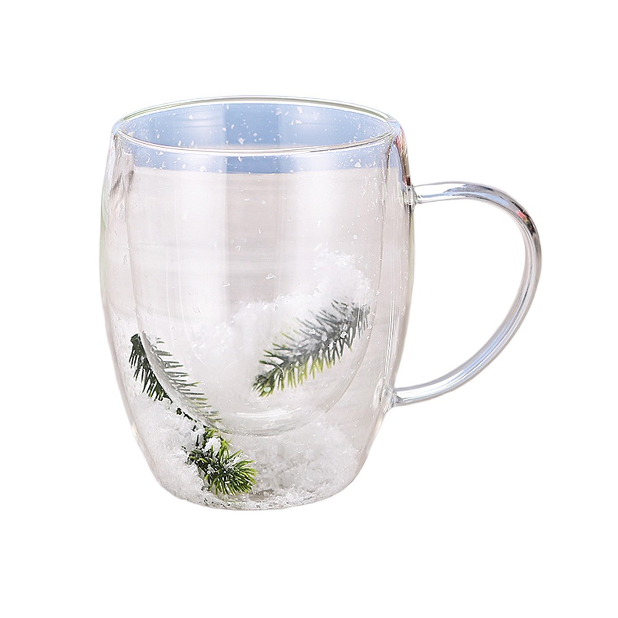 10oz Elegant Double-Walled Glass Coffee Mug