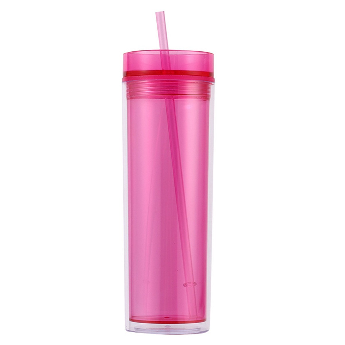 16 Oz Double Wall Insulated Slim Acrylic Tumbler