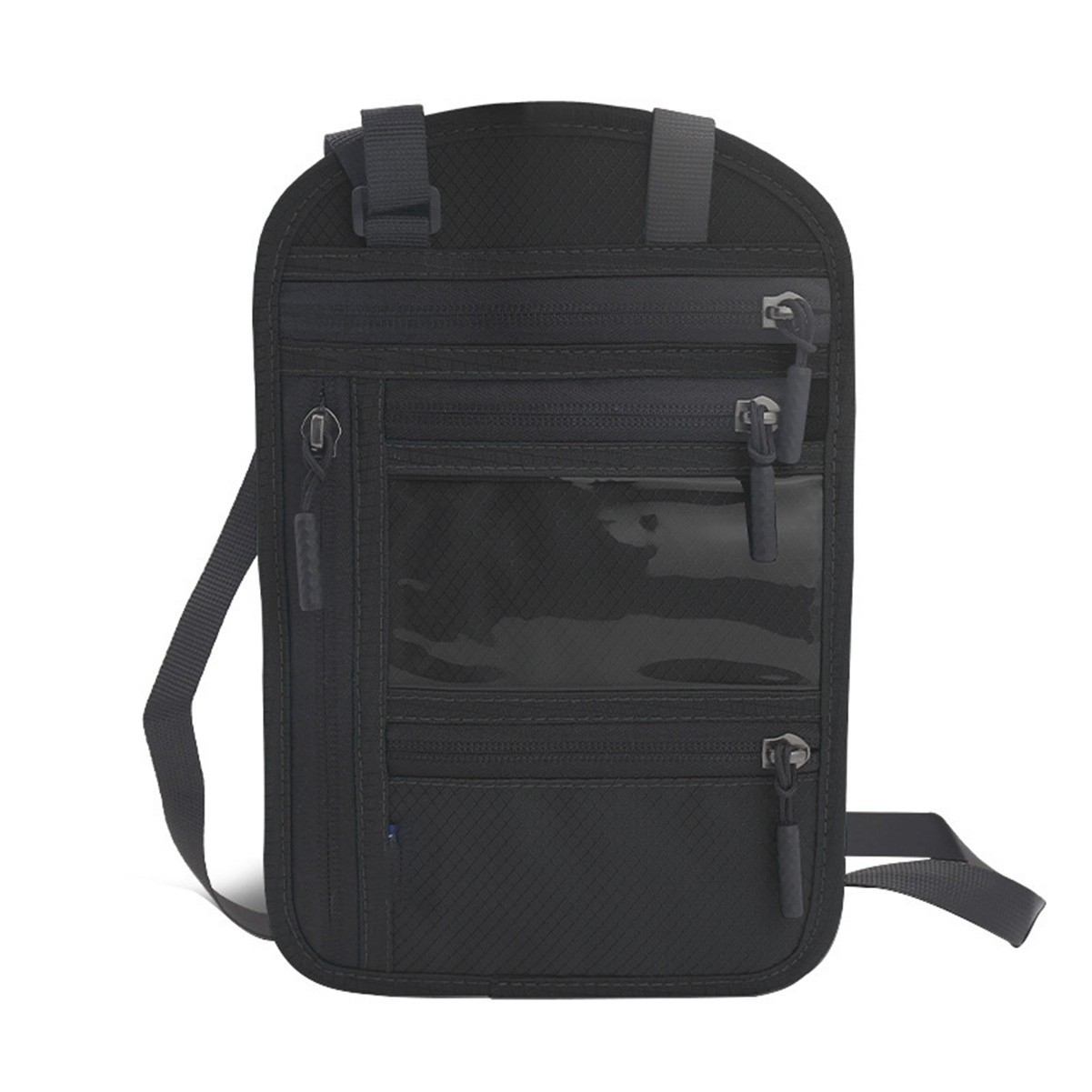 RFID Shielded Neck Pouch Wallet