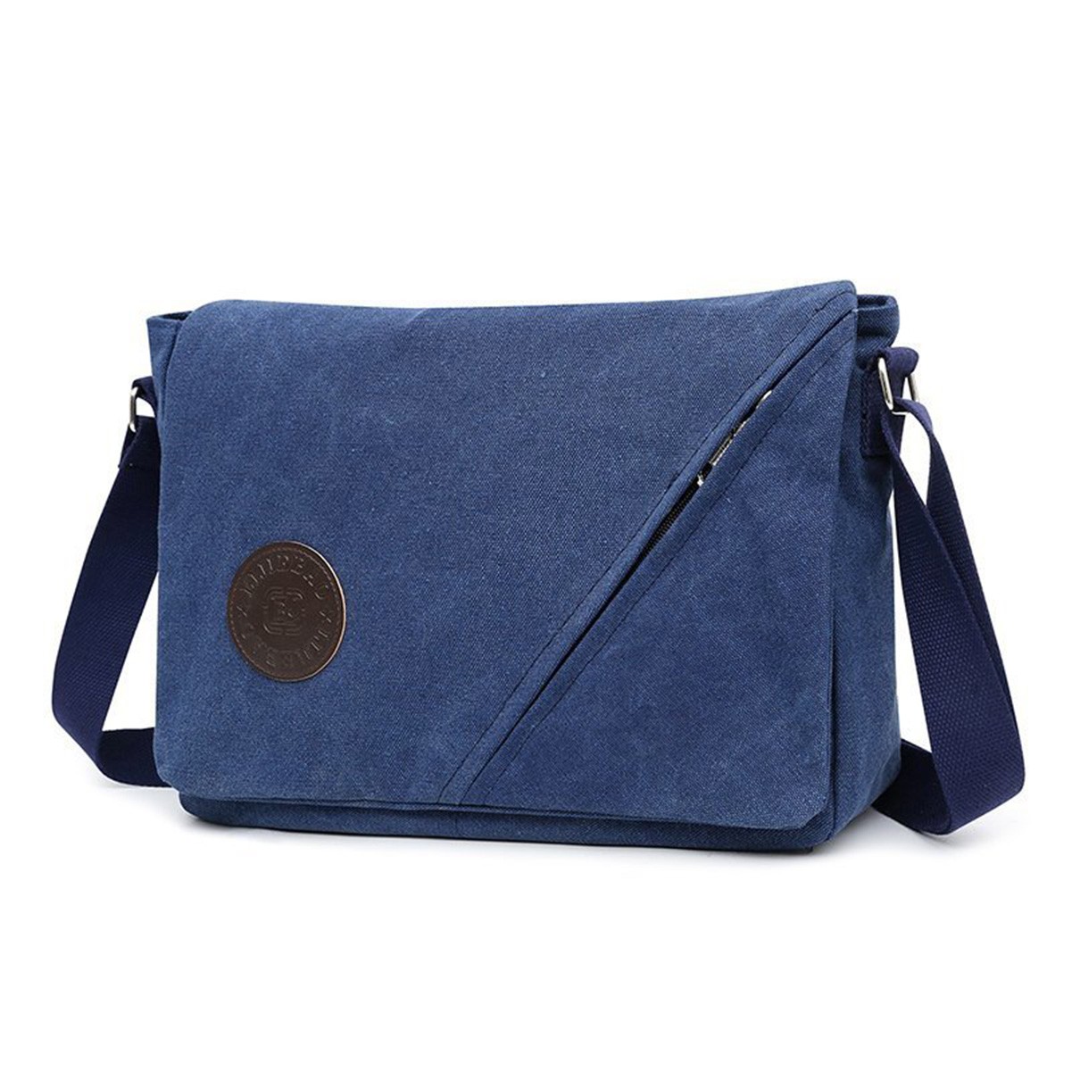 Spacious Casual Messenger Bag with Flip Closure