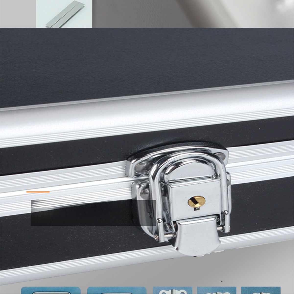 Durable Aluminum Tool Case with Buckle Lock