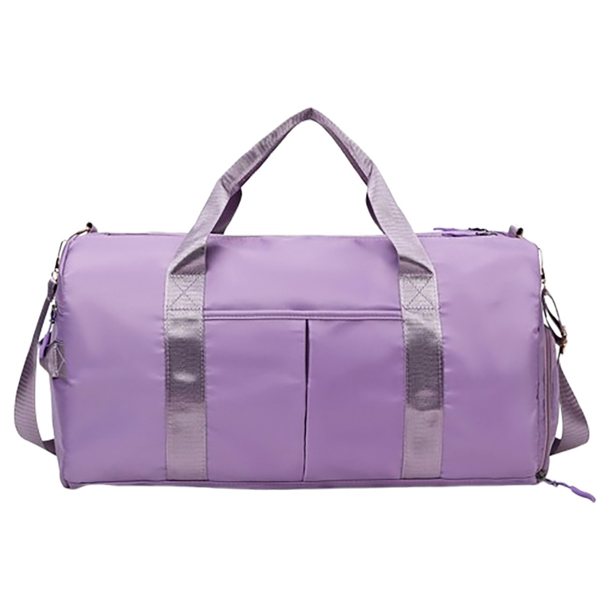 Sporty Waterproof Gym Duffel Bag with Shoe Storage and Wet/Dry Separation
