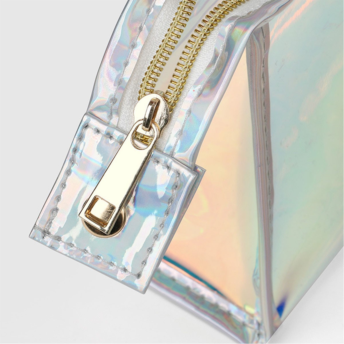 Color-Changing Transparent PVC Makeup Bag