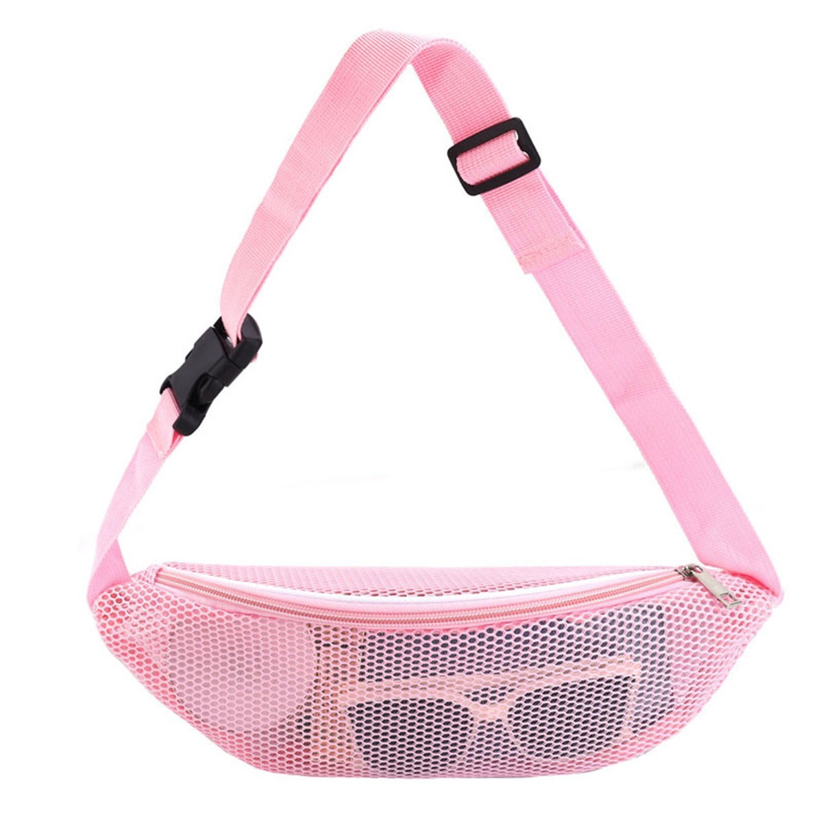 Crossbody Mesh Beach Bag