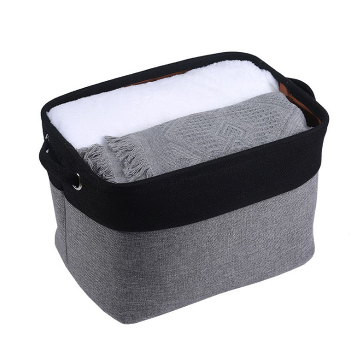 Jute-Cotton Closet Storage Bag