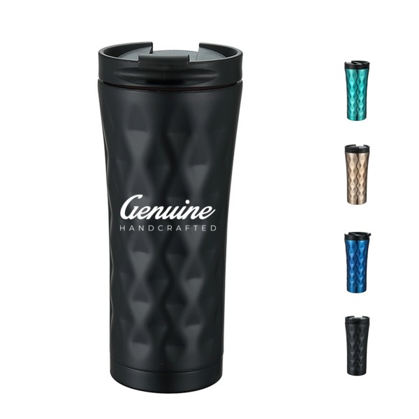 17oz Wave Insulated Stainless Steel Travel Tumbler