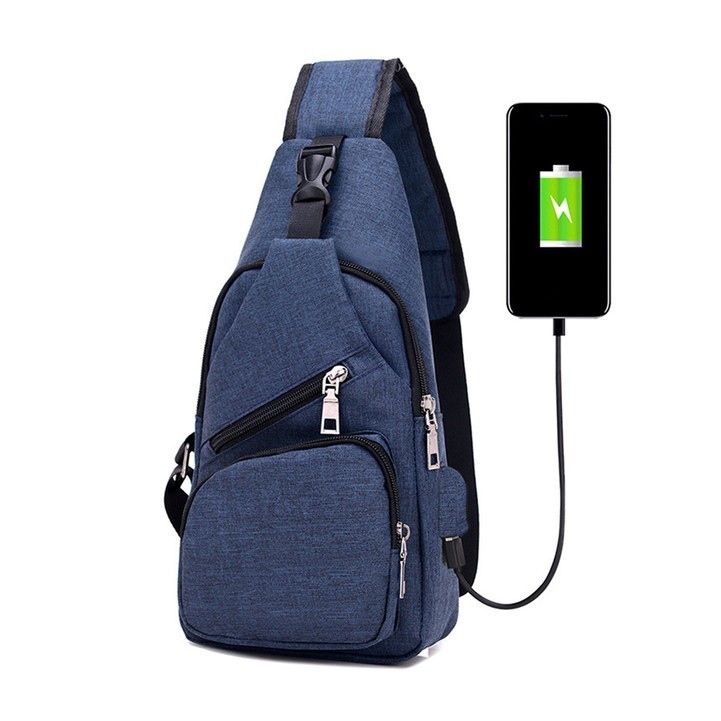 Travel Cross Body Bag with USB Charging Port