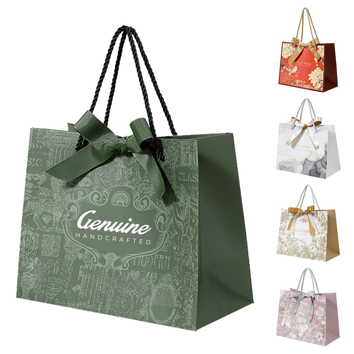 Eco-Friendly Reusable Foldable Paper Gift Bag