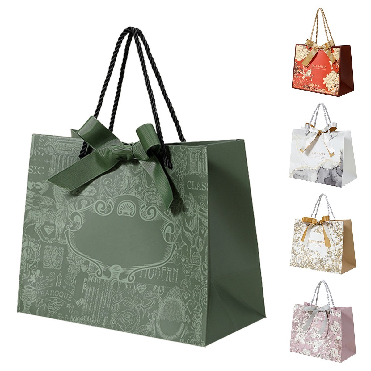 Eco-Friendly Reusable Foldable Paper Gift Bag