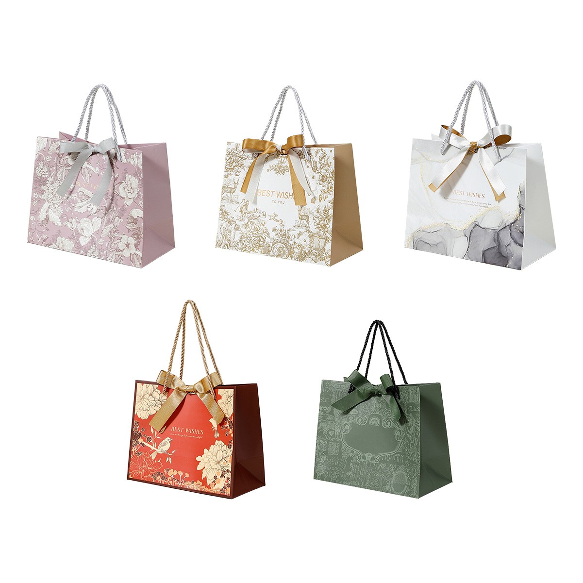 Eco-Friendly Reusable Foldable Paper Gift Bag