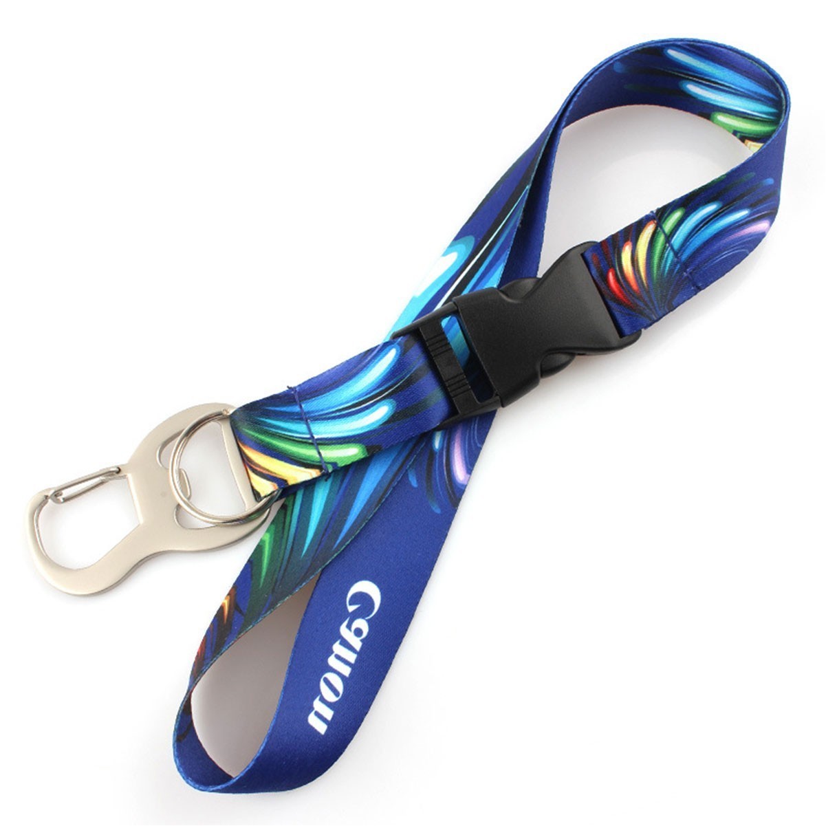 Polyester Lanyard w/ Bottle Opener & Clip