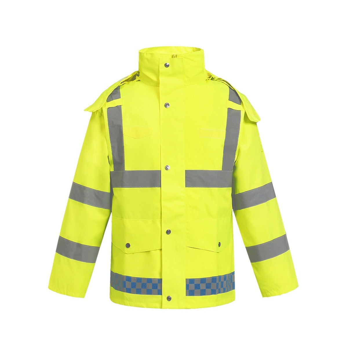 Reflective Safety Raincoat Jacket