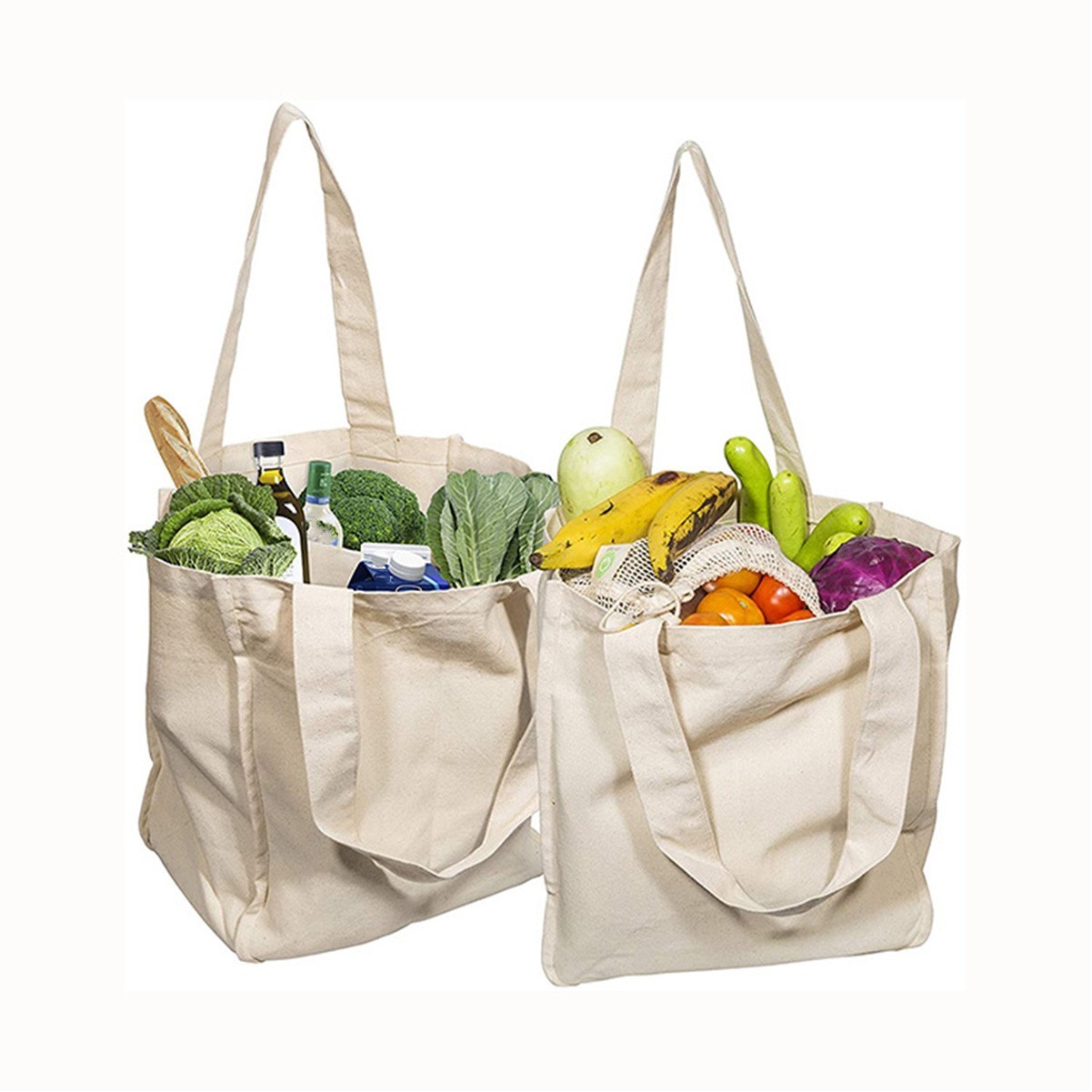 12oz Canvas Grocery Tote Bag