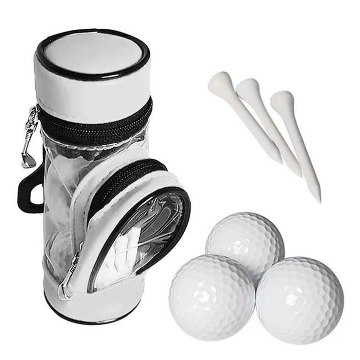 Golf Ball and Tee Holder Bag
