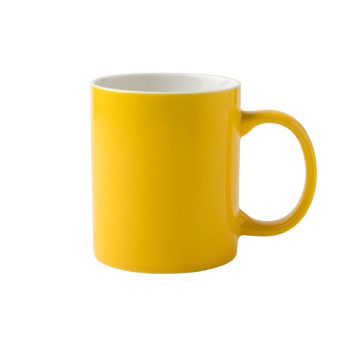 12oz Wooden Handled Ceramic Mug