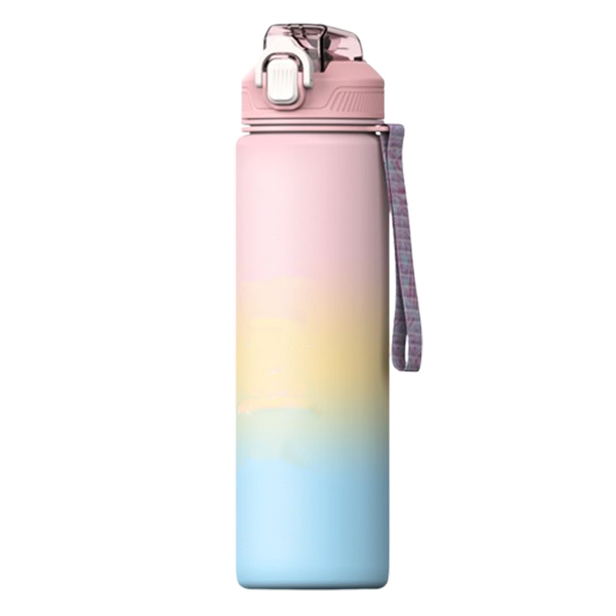 32oz Inspirational Fitness Water Bottle with Time Marker