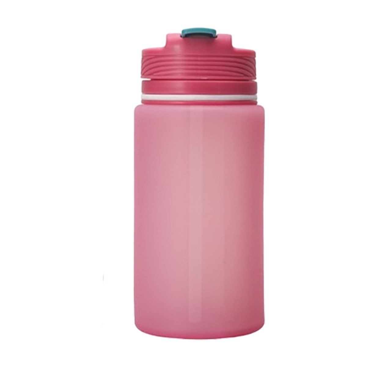 24oz Collapsible Silicone Travel Water Bottle with Leak-Proof Folding Straw Lid