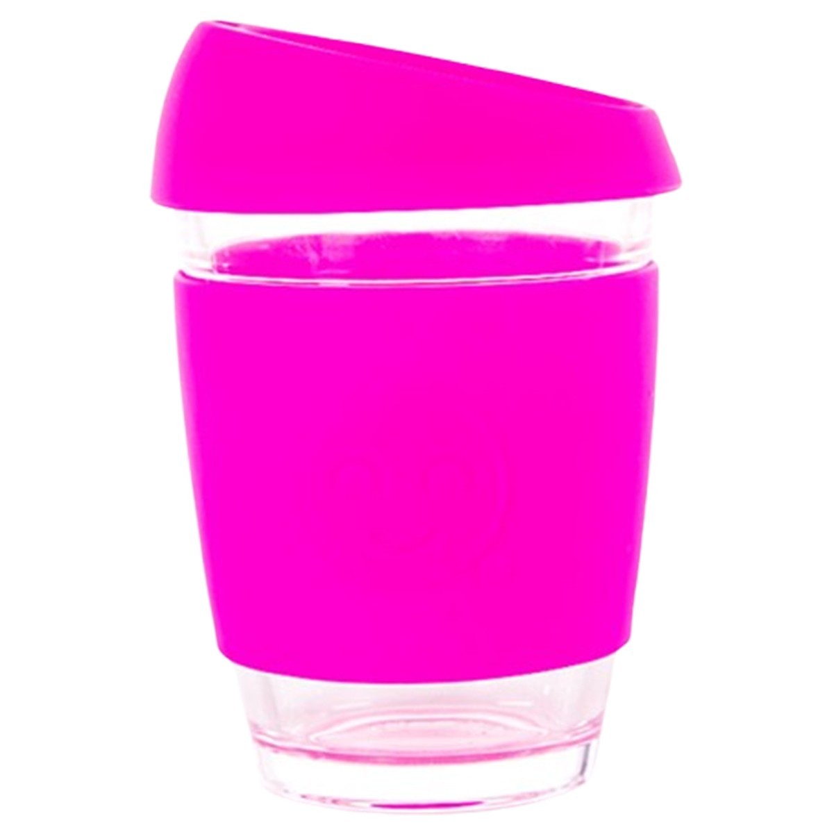 12oz Borosilicate Glass Tumbler with Silicone Sleeve and Sip-Top Lid