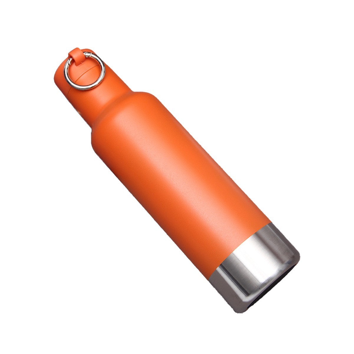 17oz Stainless Steel Double-Layer Vacuum Bottle with Carry Handle