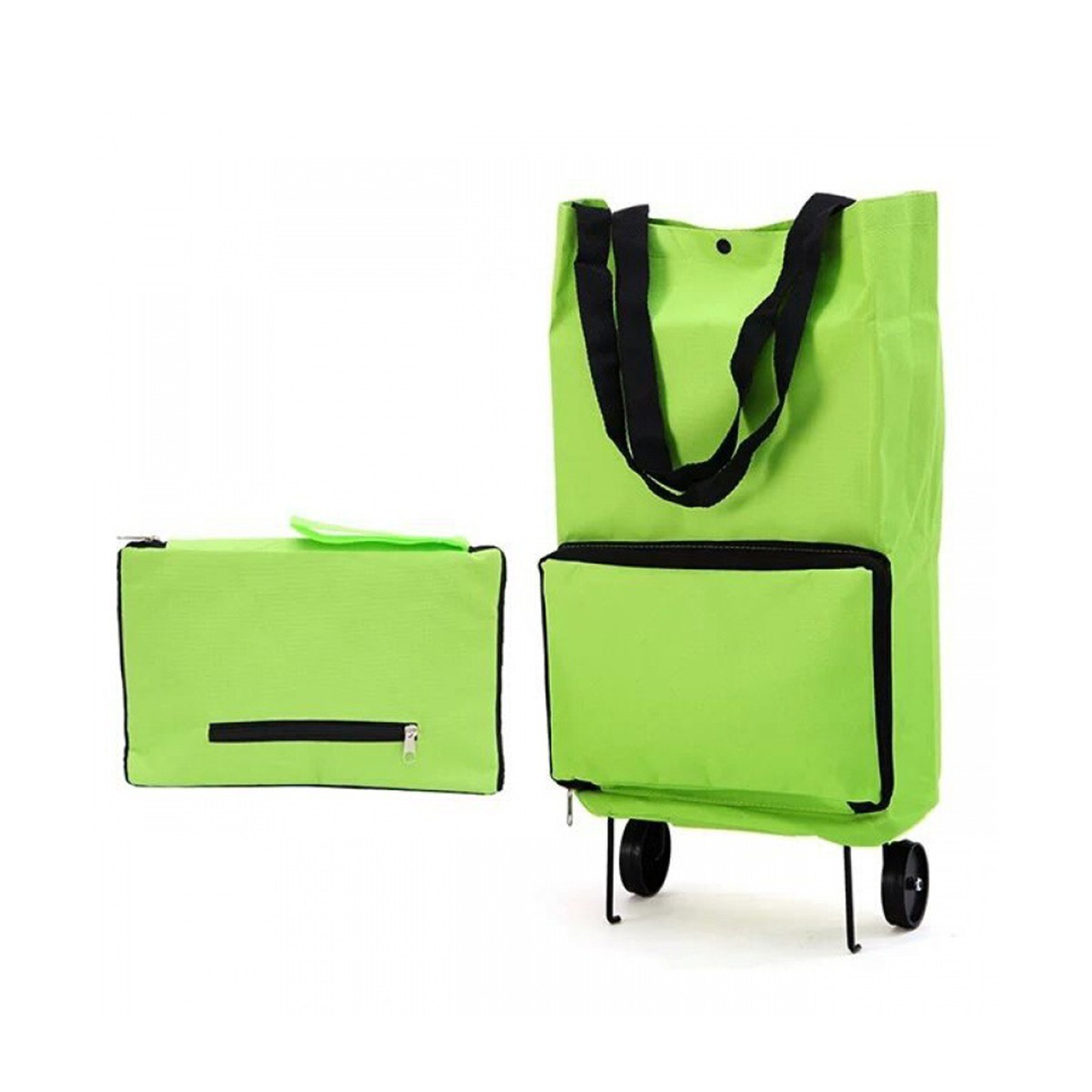 Collapsible Shopping Bag with Wheels