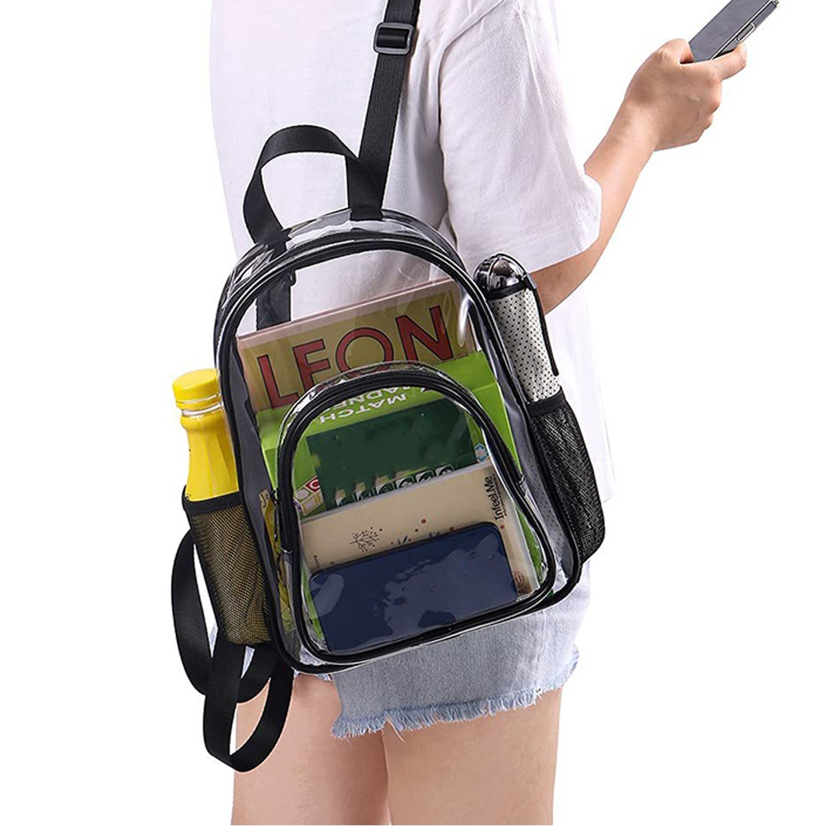 Pvc Transparent Sport Backpack