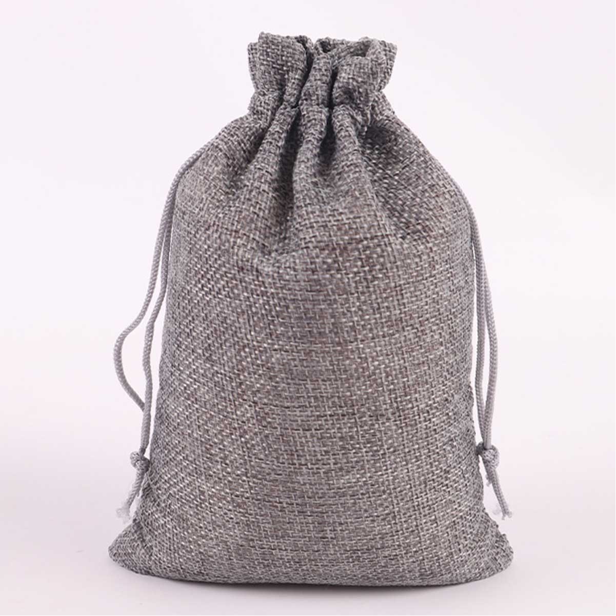 Burlap Drawstring Bag