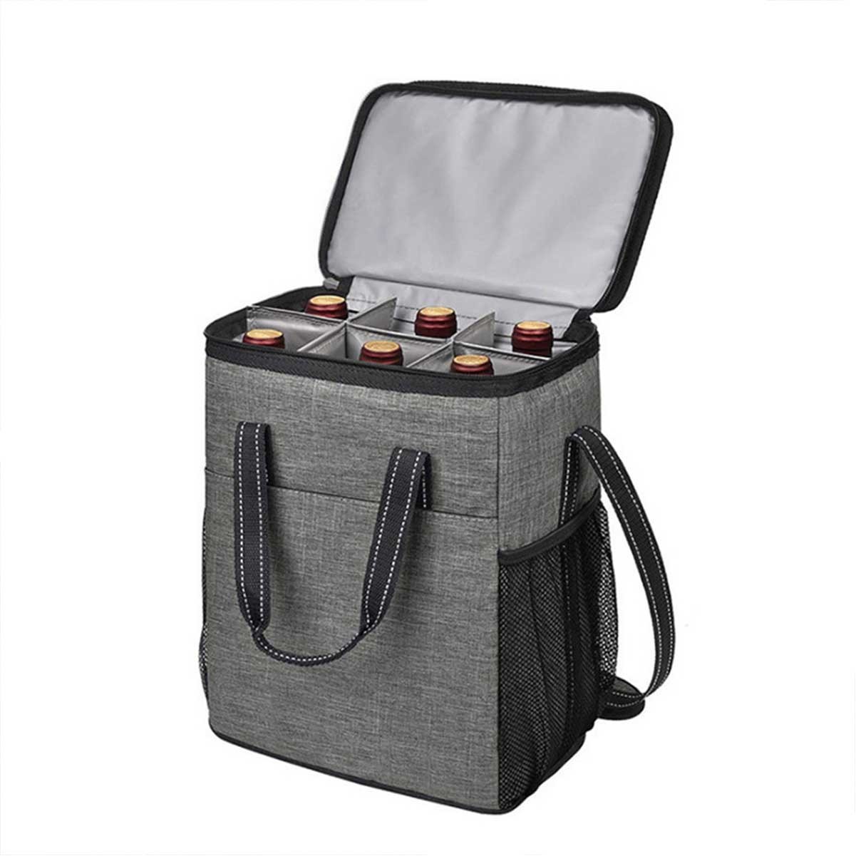 6 Bottle Pocket Wine Bag