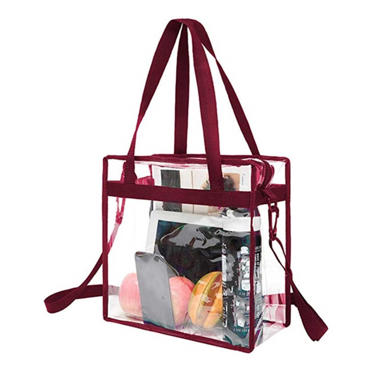 Adjustable Strap Clear Tote Bag