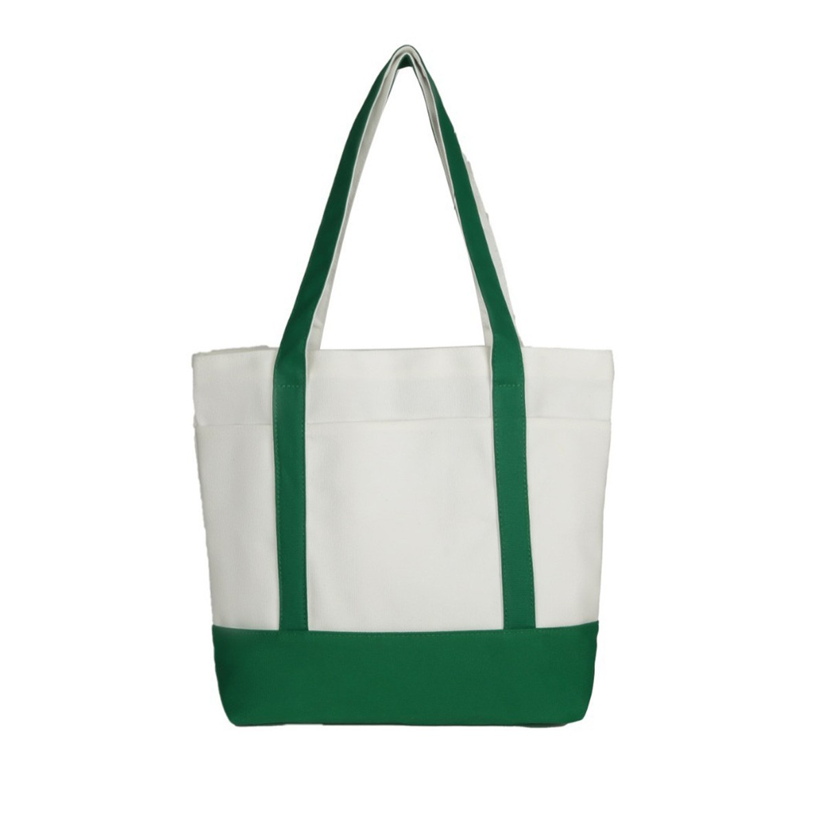Natural Cotton Canvas Grocery Tote Bag