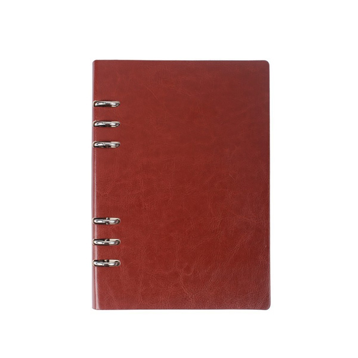 PU Leather Metal Binder A5 Notebook