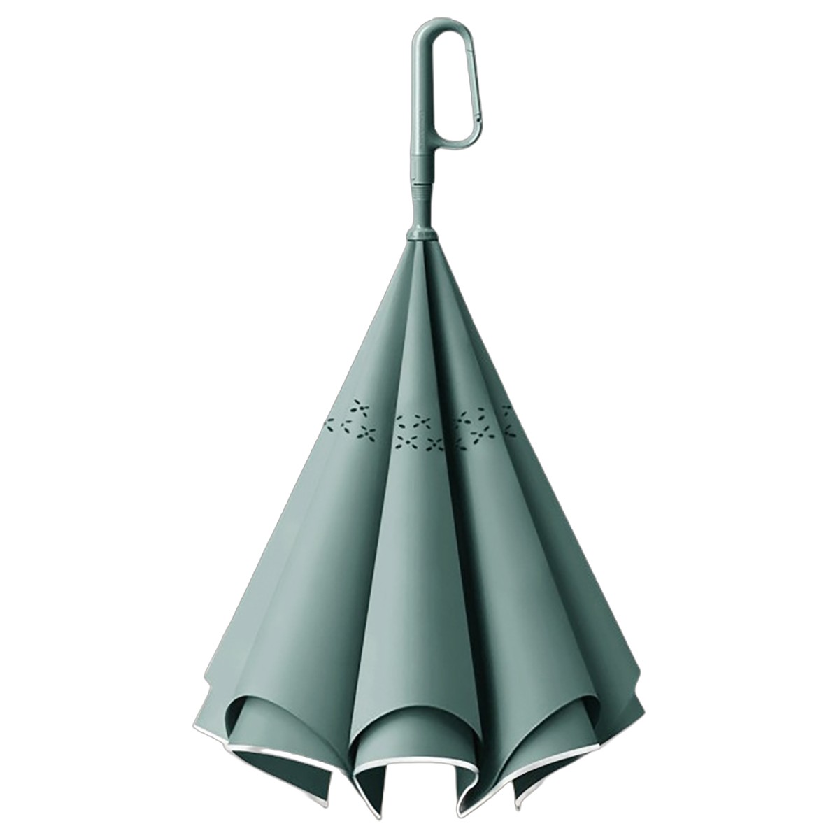 C-Handle Reverse Umbrella with Bag Holder