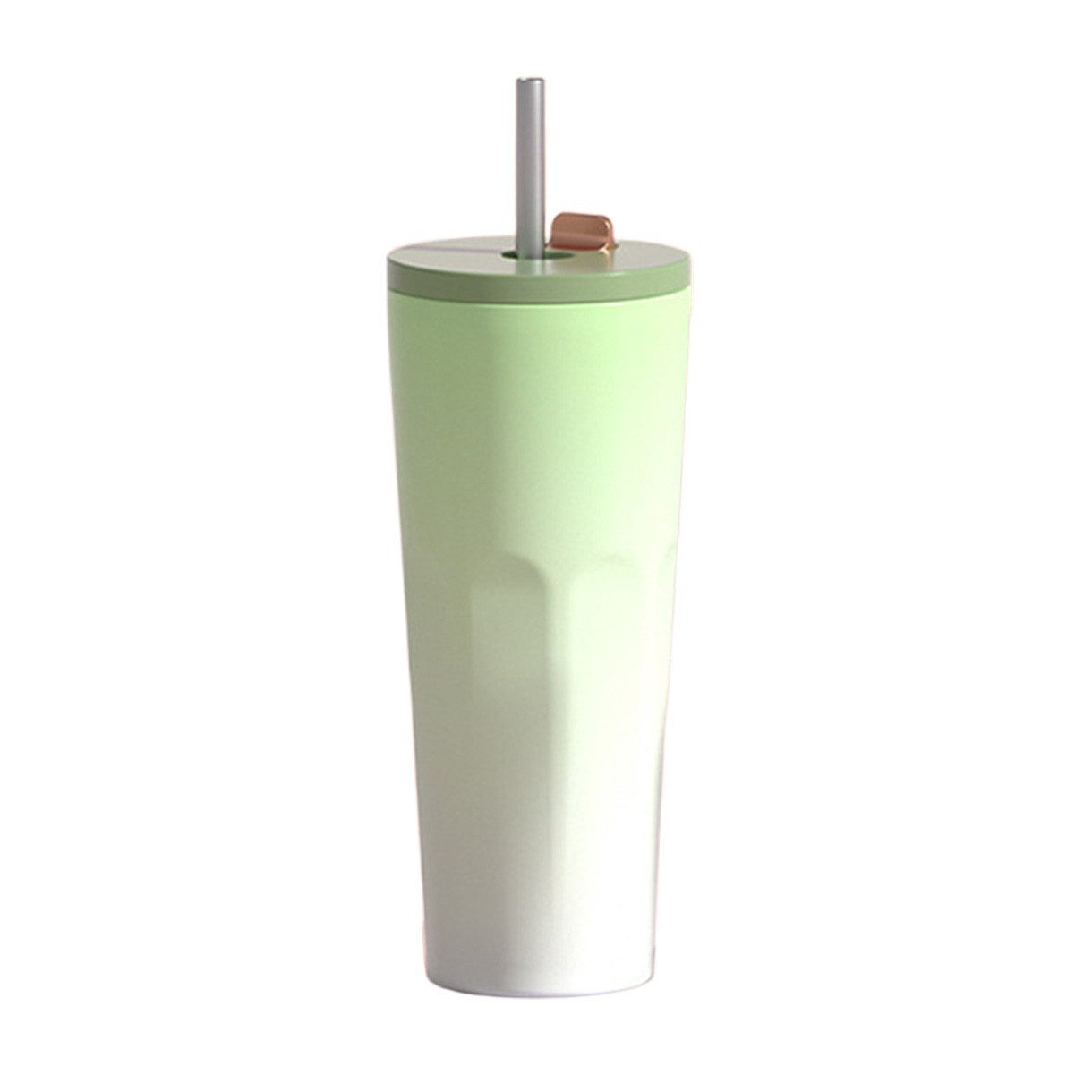 24oz Insulated Coffee Tumbler with Automatic Spring Straw