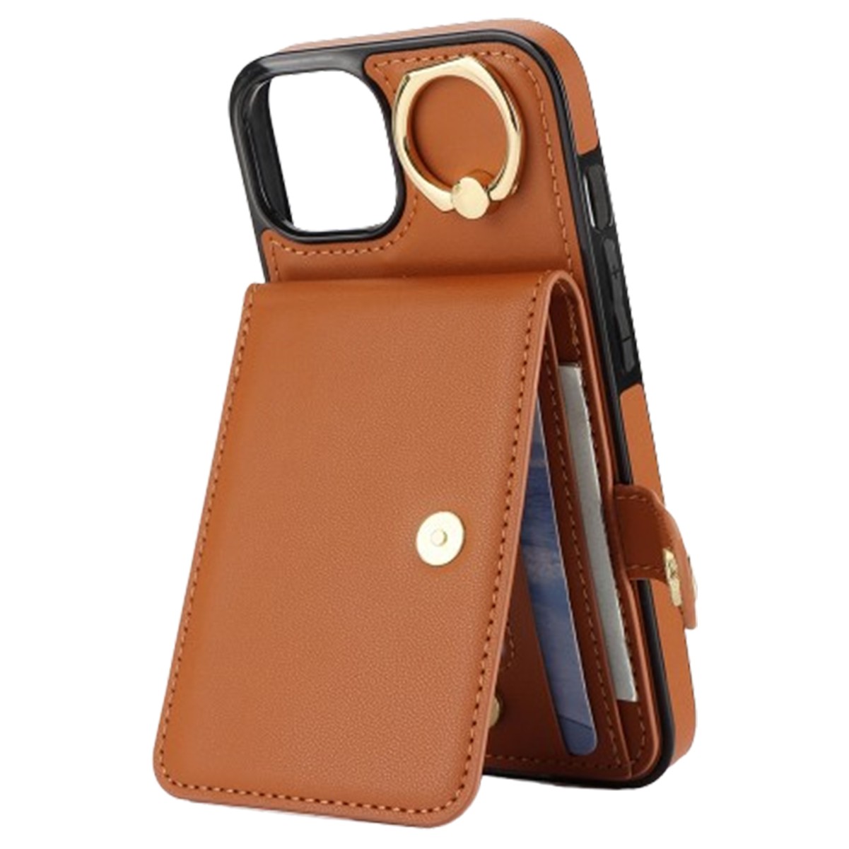 Leather Phone Card Holder