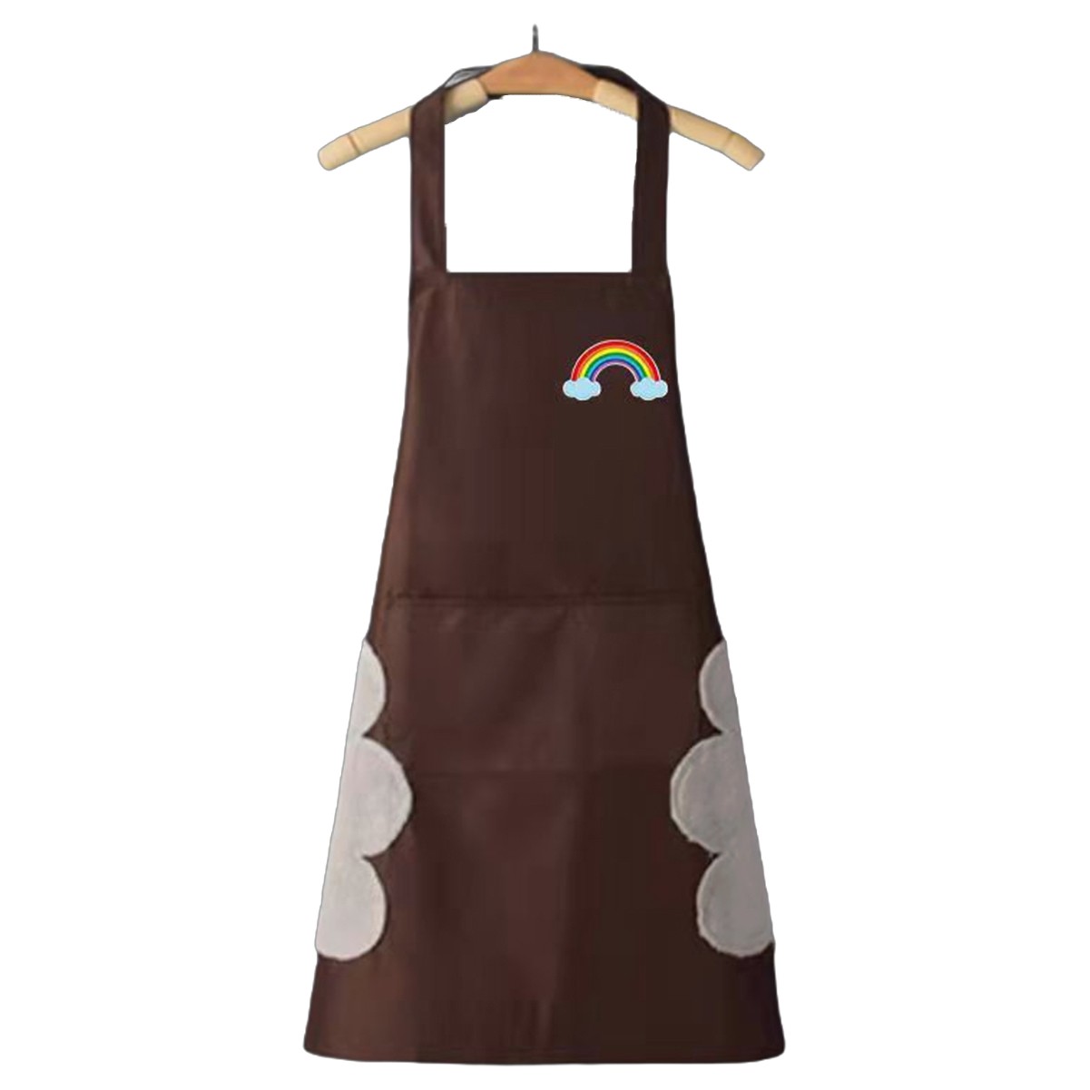 Waterproof Coral Velvet Kitchen Apron
