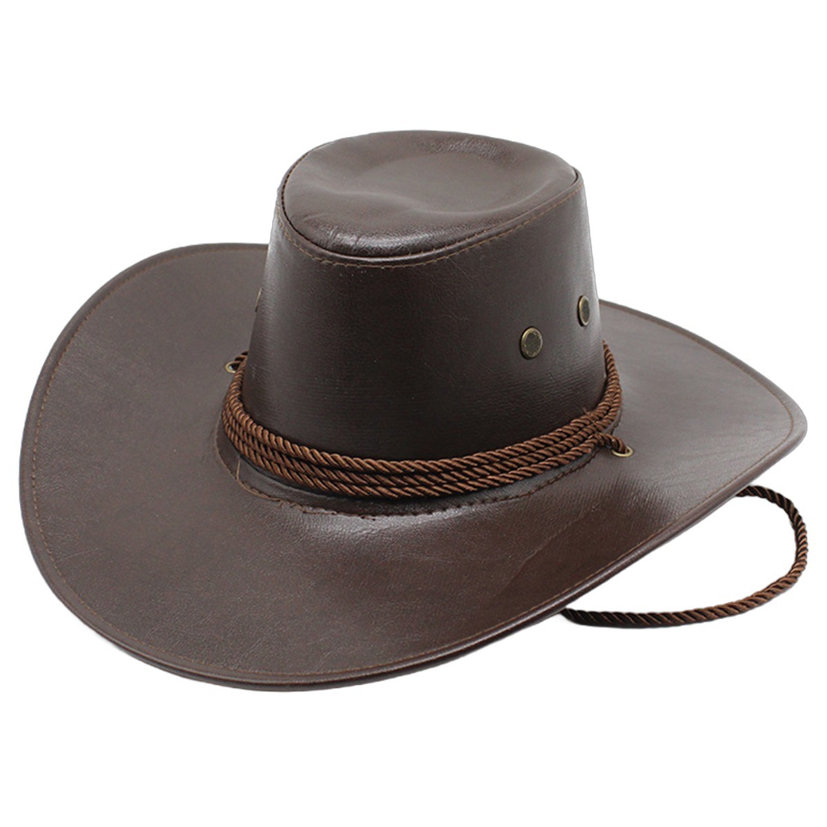 Leather Cowboy Hat