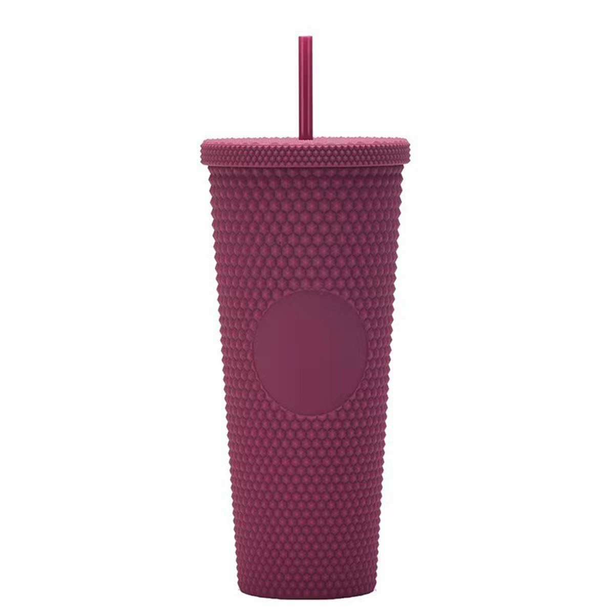 24oz Matte Studded Tumbler with Lid & Straw