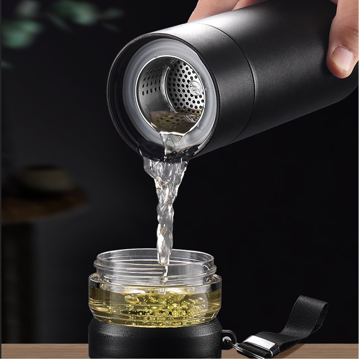 15oz Tea Brewing Bottle with Infuser