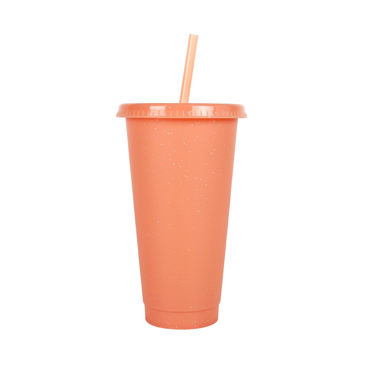 24OZ Reusable Colorful Insulated Tumbler with Straw